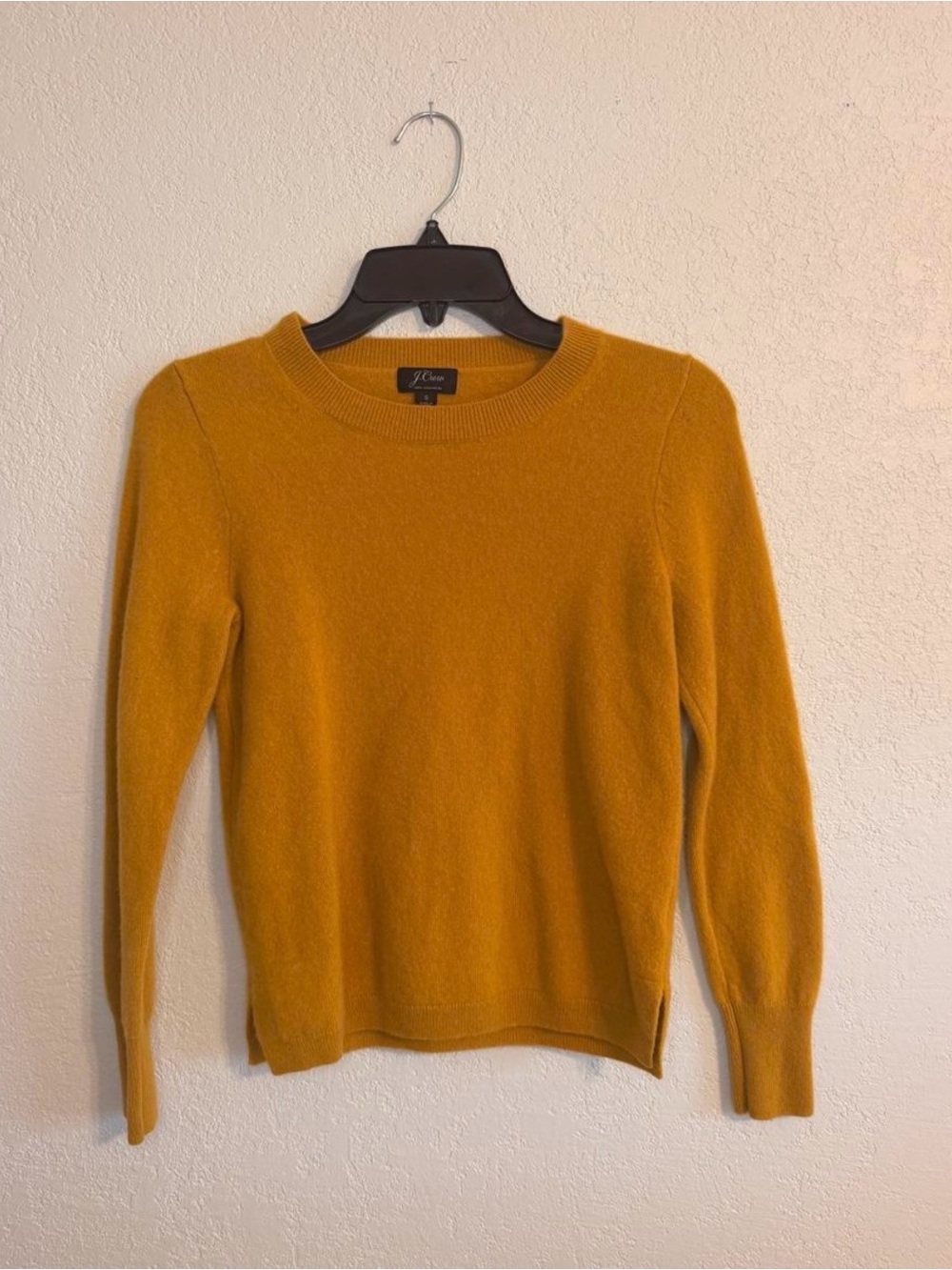J. Crew Women's Golden Yellow Crewneck Sweater